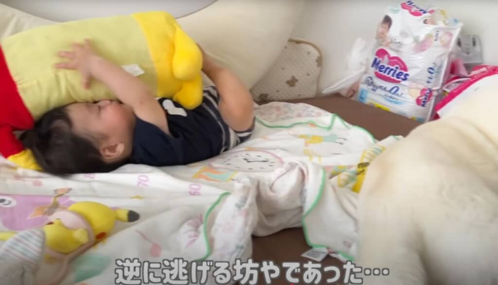 なぜか逃げてしまった坊やくん