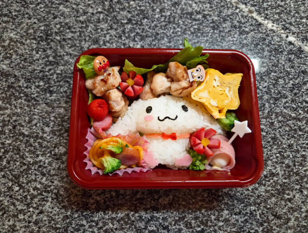 シナモロールのキャラ弁