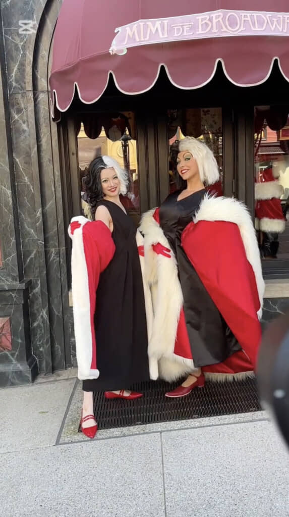 最後はおそろいのポーズで2ショット