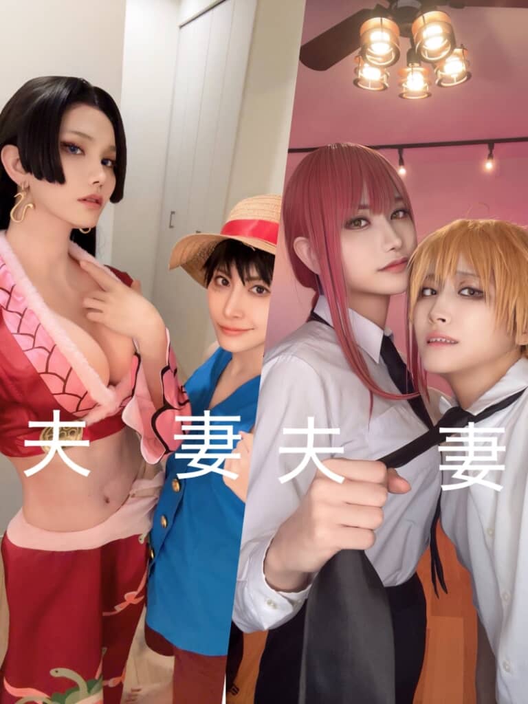 性別逆の見事なコスプレ