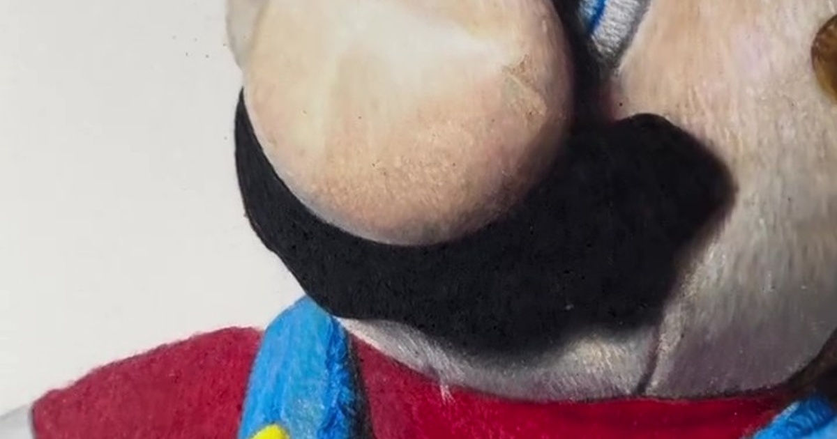 マリオのぬいぐるみ、見方を変えると……「待って、なんだこれ」　脳がバグるまさかの“正体”に「どういうこと？」「信じられない」（1/3） | 絵画 ねとらぼ