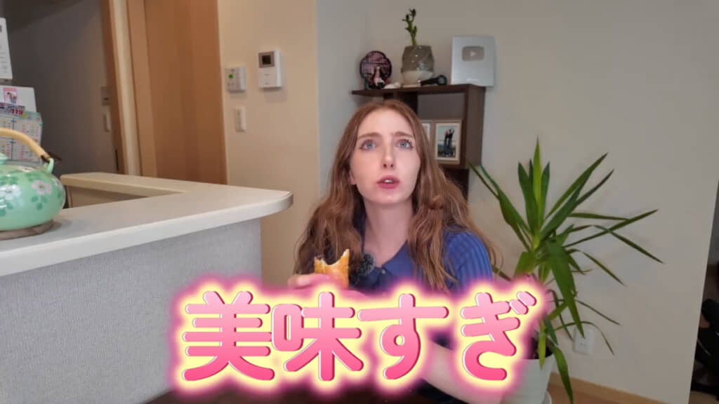 日本らしいスイーツにもハマったエヴァさんでした