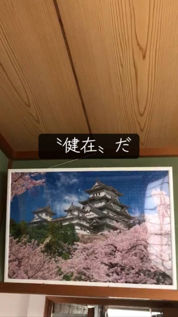 両親が亡くなってもなおパズルは健在でした