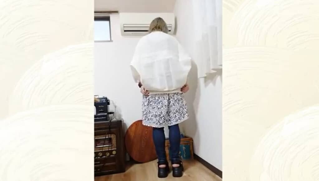 ちょうどいい着丈です