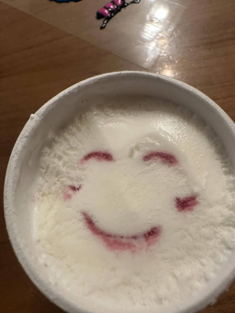 スマイルマークが戻った