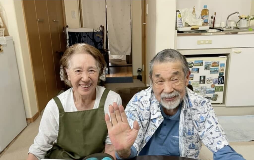 生前のおじいちゃん（右）