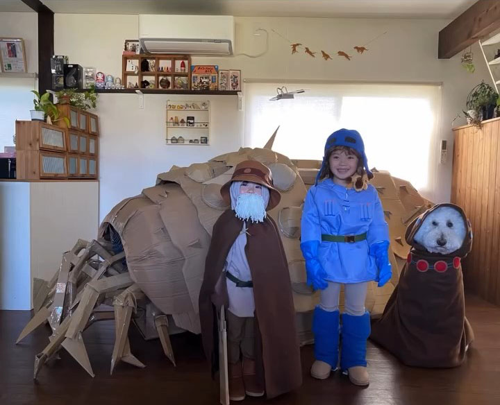 ワンちゃんの大ババ様が案外似合ってる