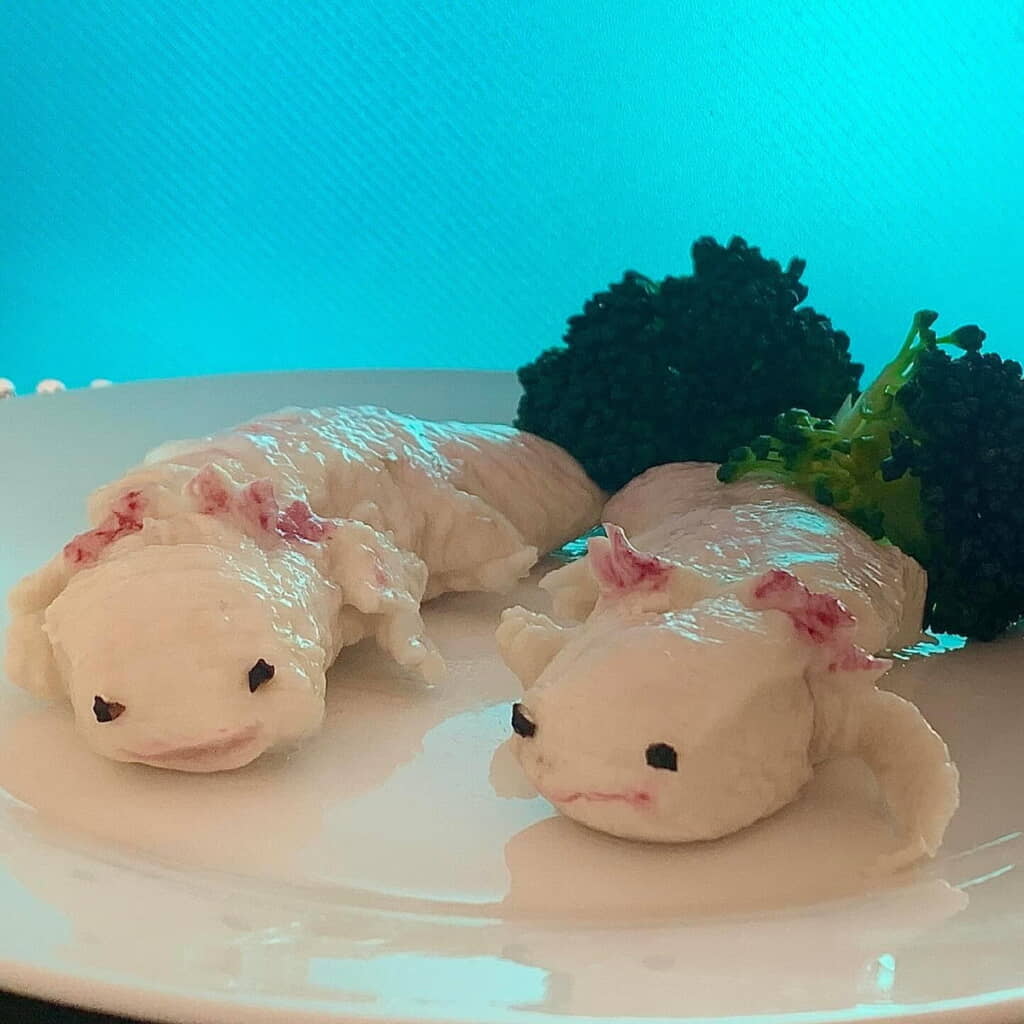 かわいいのがまた食べにくい……