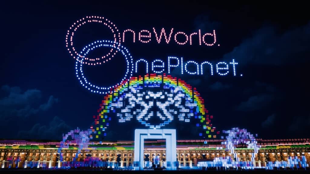 大阪・関西万博のセレモニー「One World One Planet」を再現