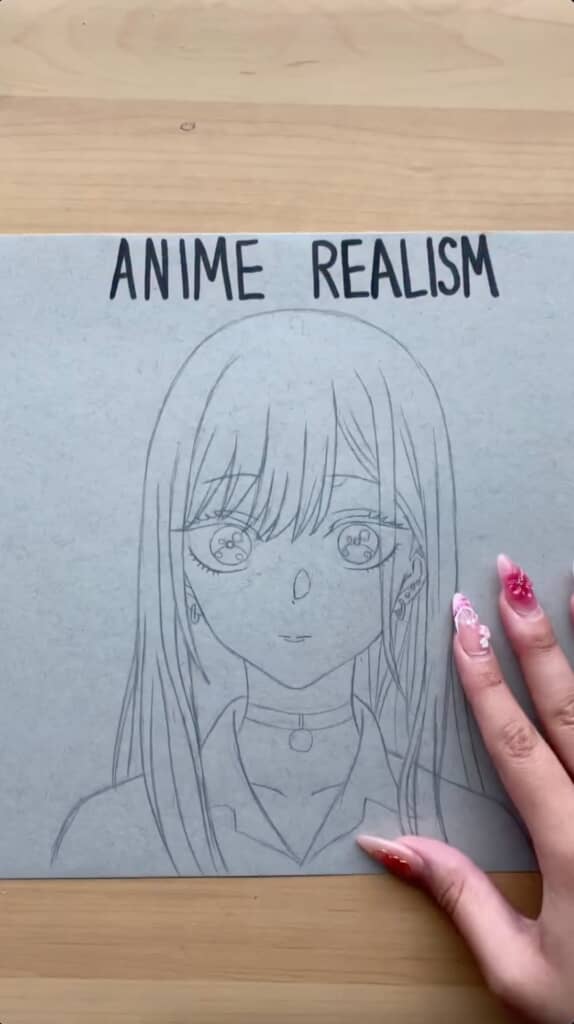 アニメ塗りと写実的な塗りを比較します