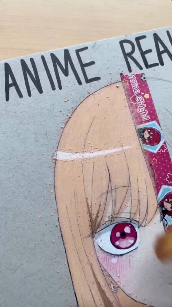 色えんぴつでもアニメ塗りってできるんですね