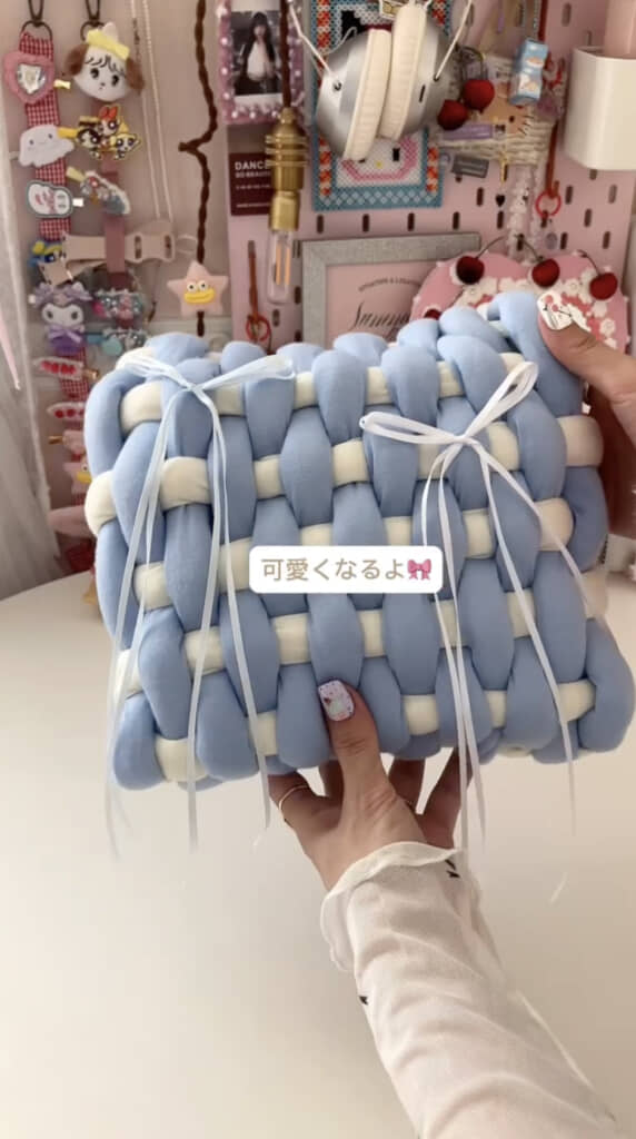 モコモコ感がかわいいクッションが完成！