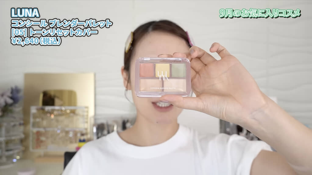大人気の5色コンシーラーパレット