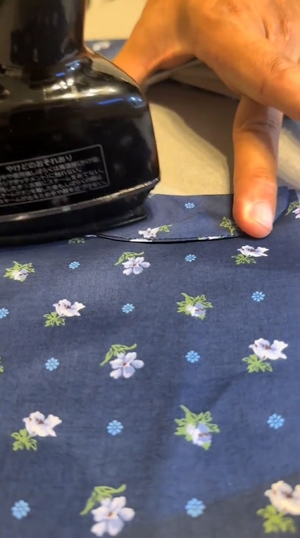 アイロンで仕上がりもきれいに