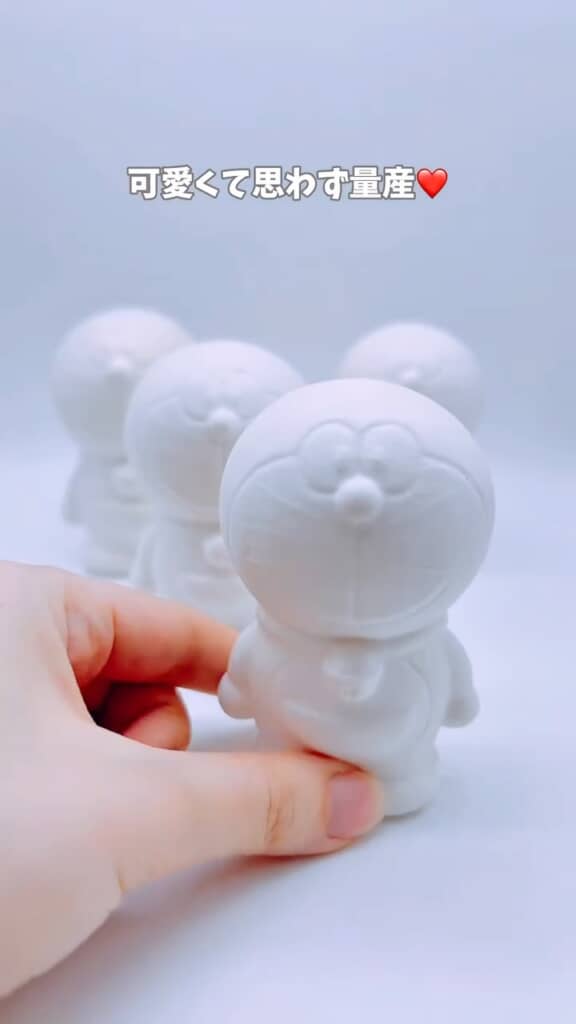 粘土のドラえもん量産
