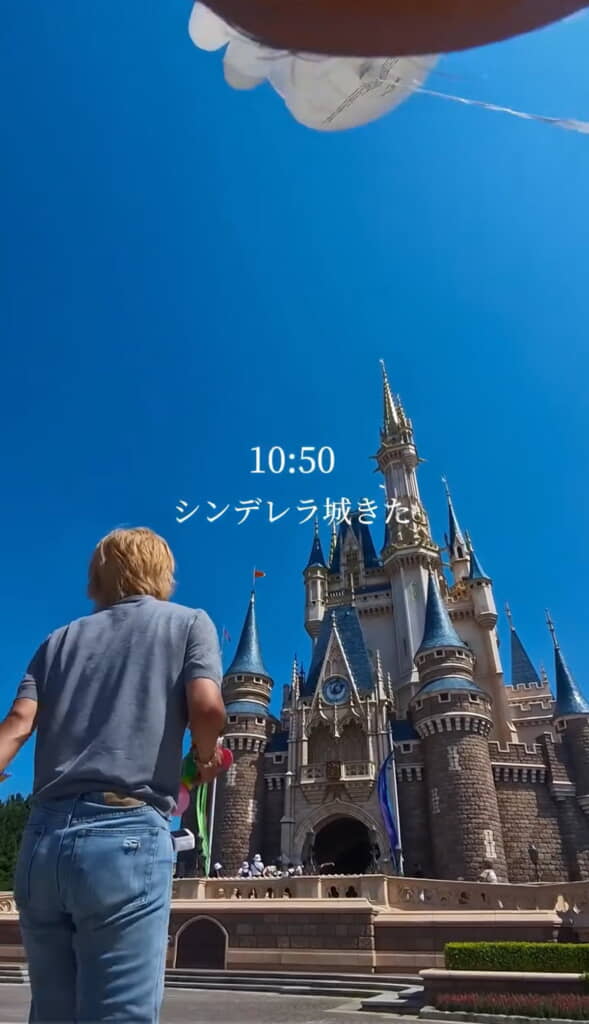 シンデレラ城に来ました