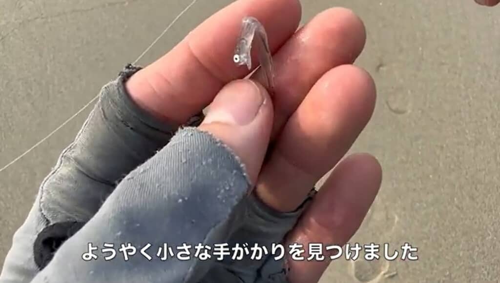 小さな手掛かりを見つけました