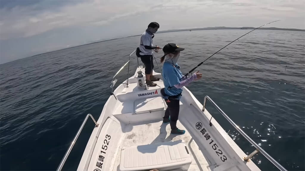 夫妻で船釣りをしていたら……