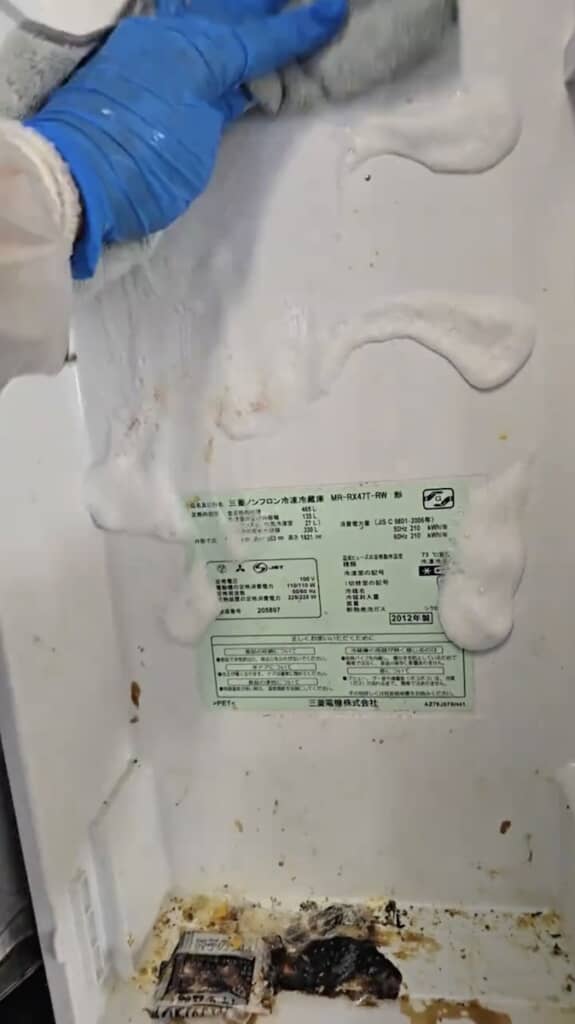 ドア本体も掃除