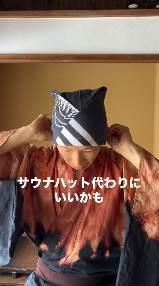 締めつけ感ゼロのかぶりものに