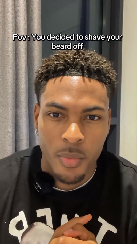 剃った後は爽やかな雰囲気に