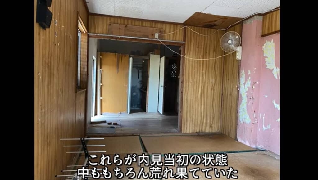 室内も荒れていました