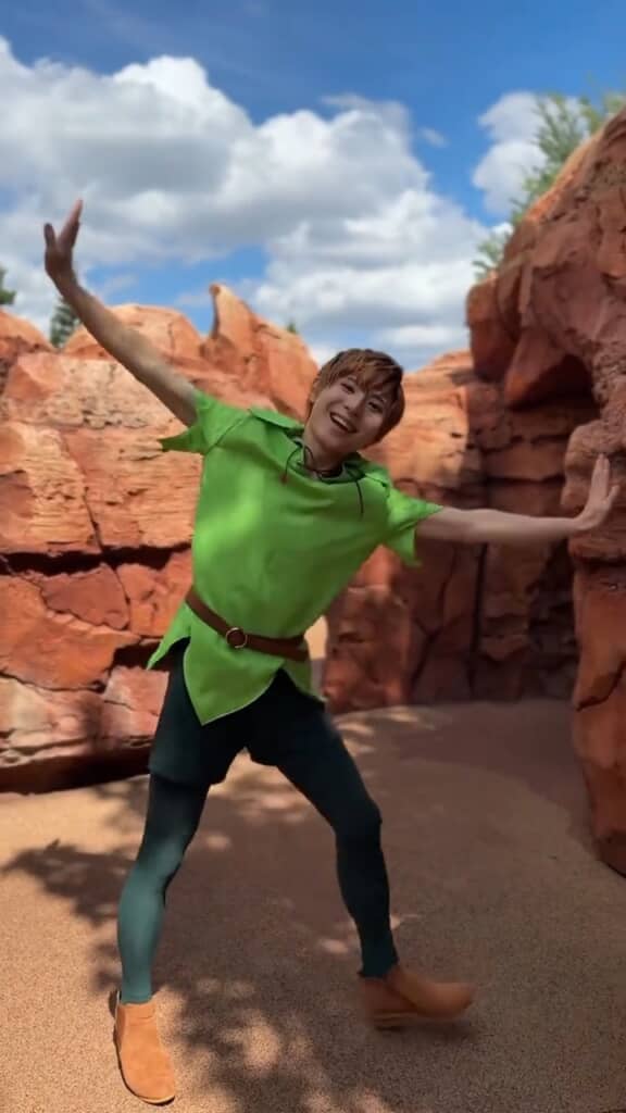 シチュエーションがピーター・パンにぴったり