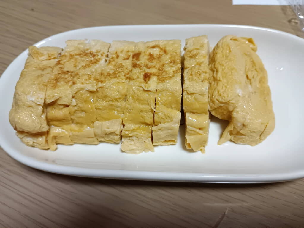 息子さんが作った卵焼きでした！