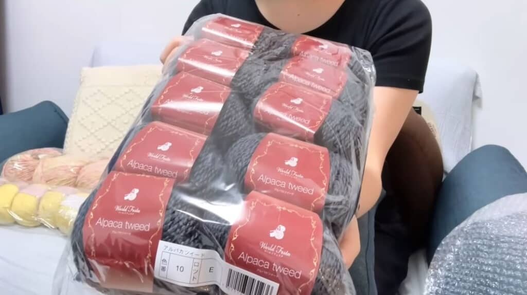 ユザワヤオリジナル「アルパカツイード」