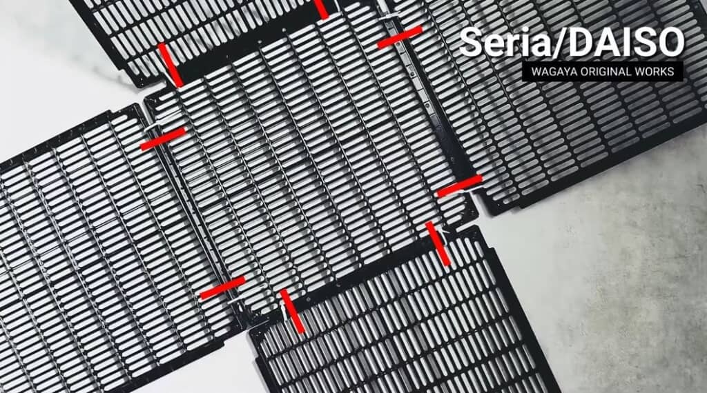 棚板を展開図のように