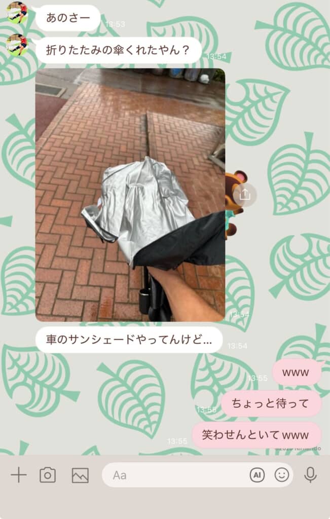 車のサンシェードでした！