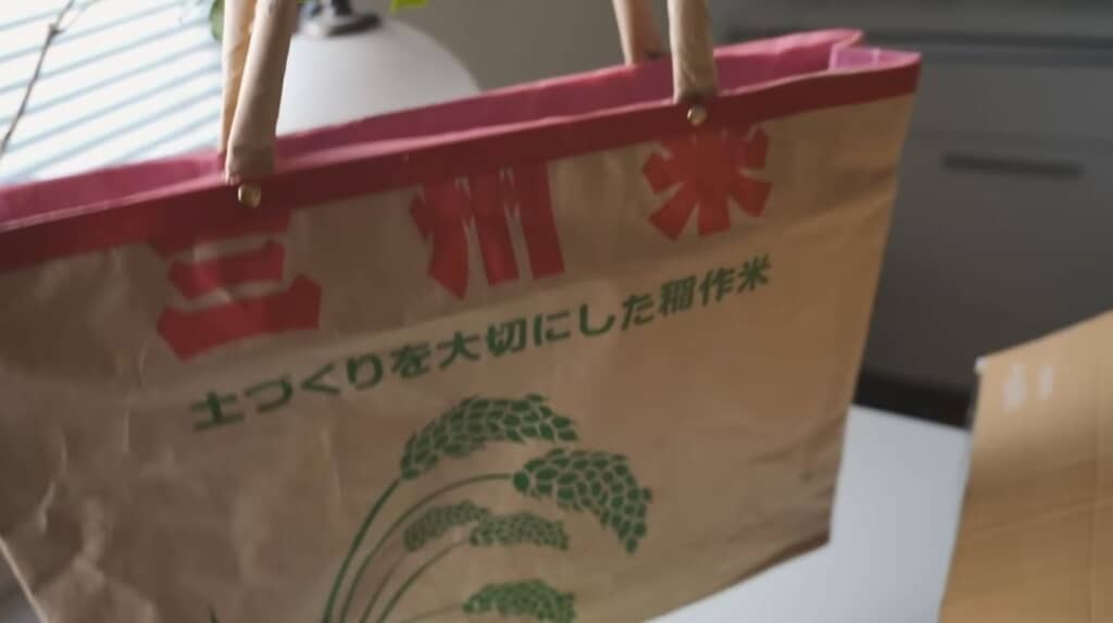 米袋のトートバッグ