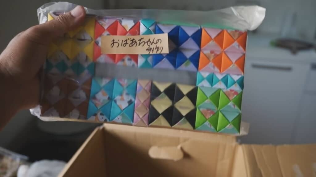 祖母手作りのティッシュケース