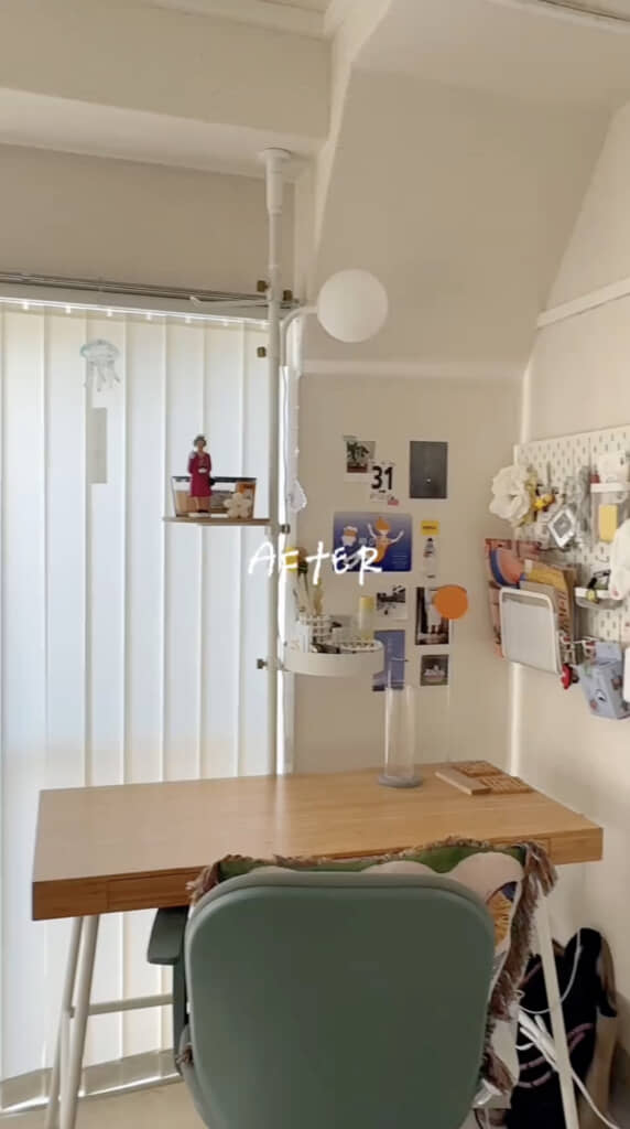 デスク＆チェアを設置