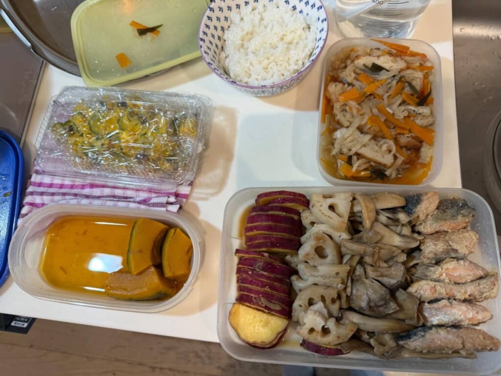 義母が3カ月間作ってくれた料理