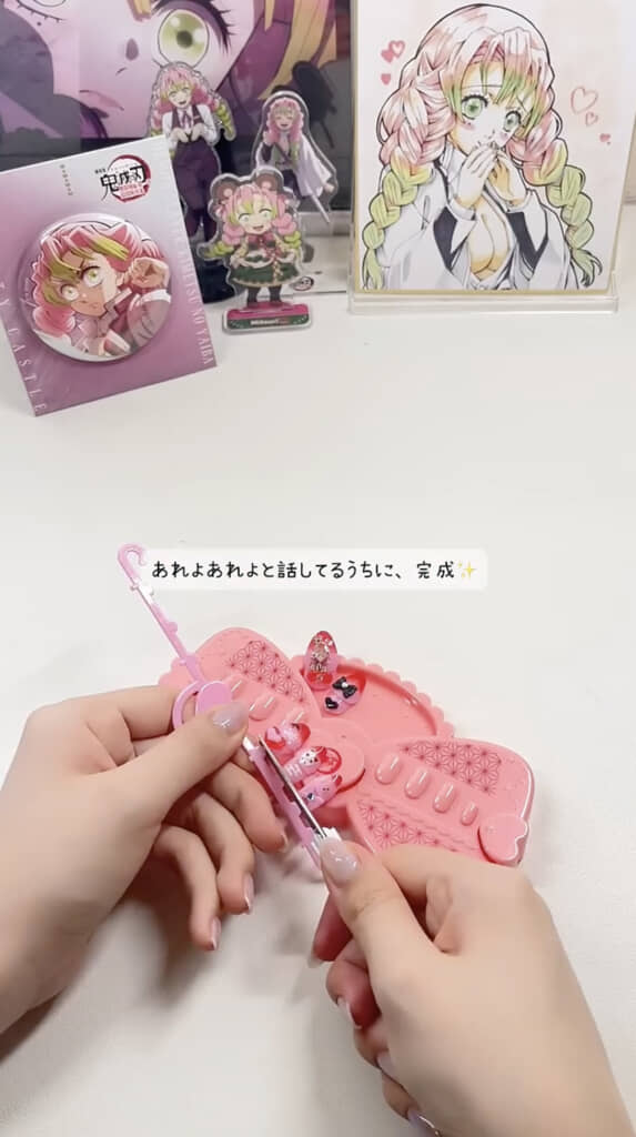 鬼滅ネイルが完成！