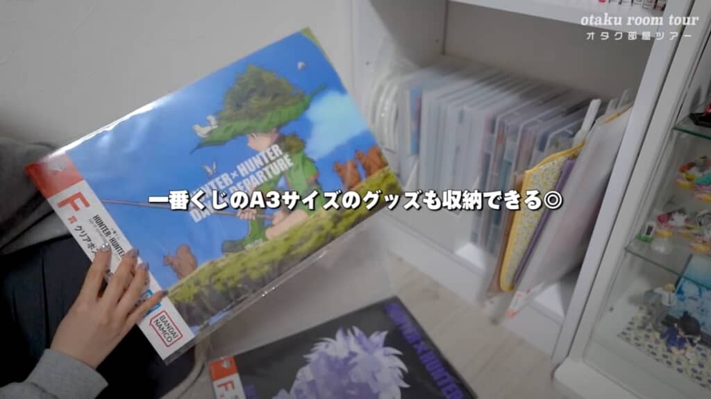 A3サイズの紙ものも安心して収納できますね