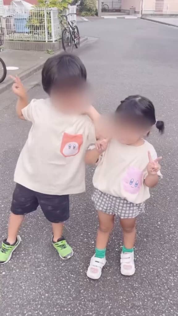 お子さんたちもおそろいで楽しそう