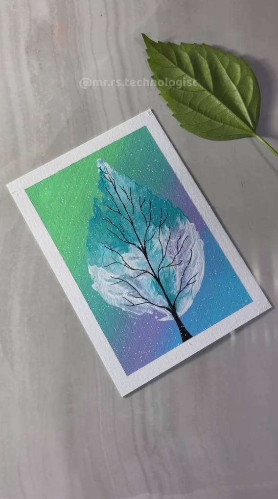 ドット状に置かれた絵の具を広げていくと……　画期的なアート作品が2800万再生超えの大反響「シンプルに見えて芸術的」【海外】