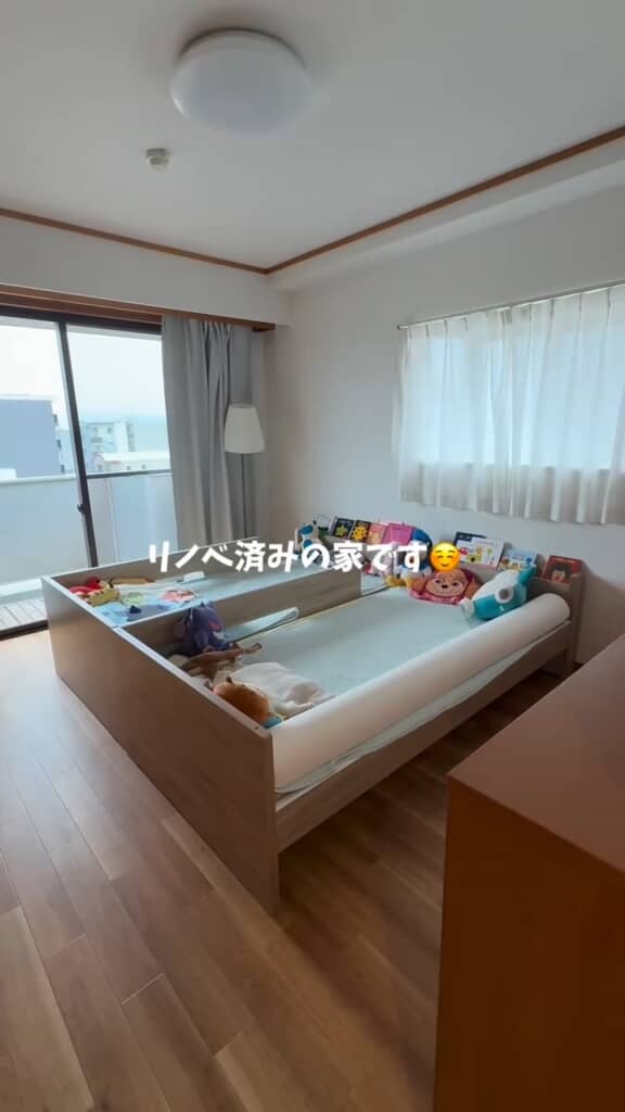 子どものベッドまわりもスッキリ