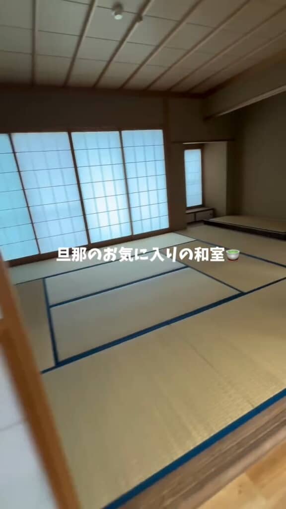 ゆったりくつろげそうな和室