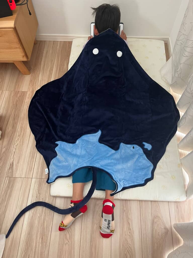 エイのブランケット！ かわいい！