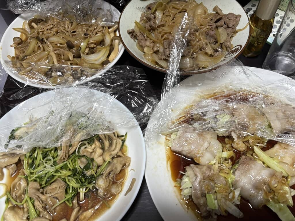 野菜たっぷりの手料理！