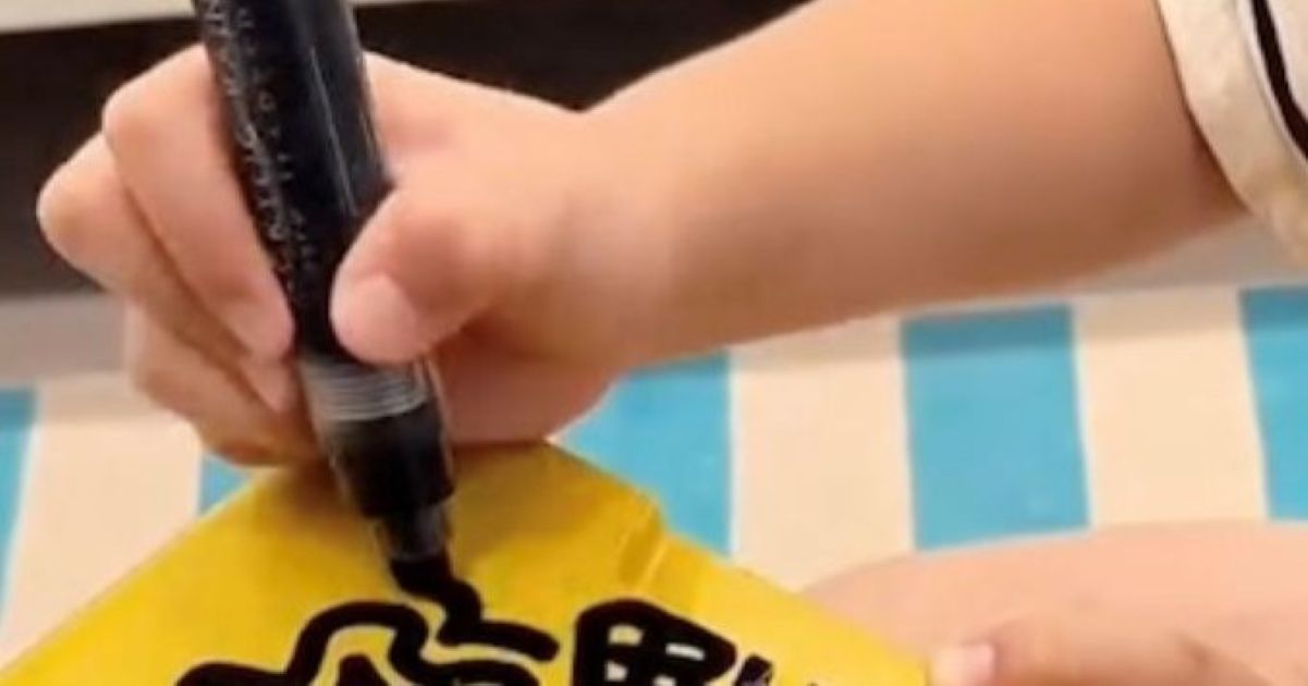 11歳の少年が、黄色い箱に絵を描いていくと……「え、人生何周目!?」　“想像以上の完成品”が「すげー!!」「本当に天才」と650万再生【海外】（1/2） | カルチャー・アート ねとらぼ