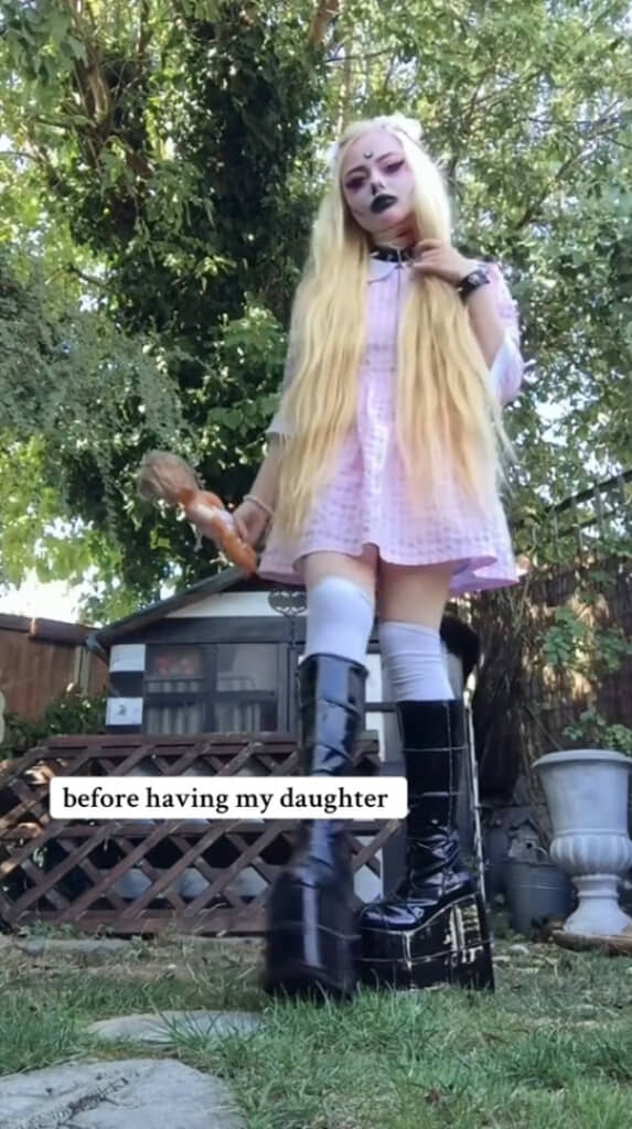 出産前の女性（ビフォー）