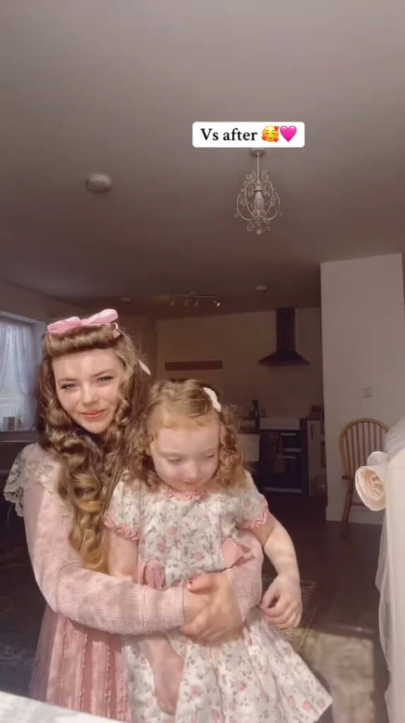 温かな母親の光景に癒やされます