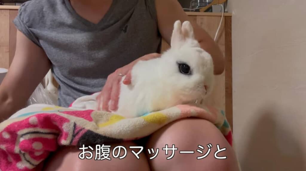 お腹マッサージで応急処置