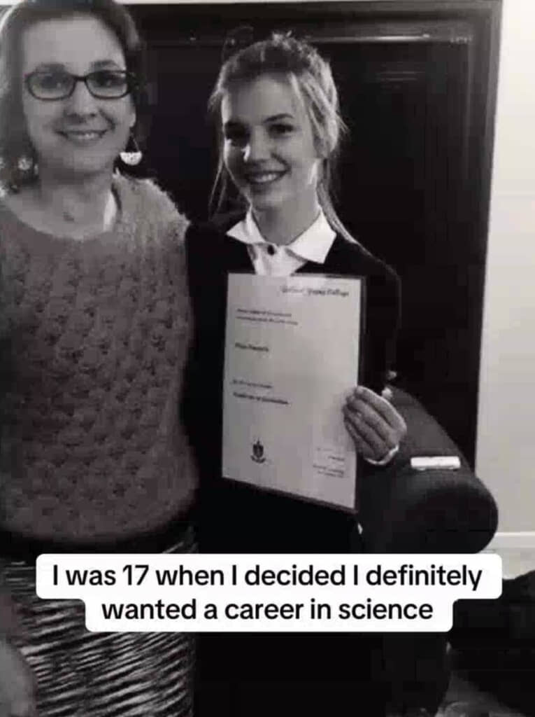 17歳のころのニーナさん