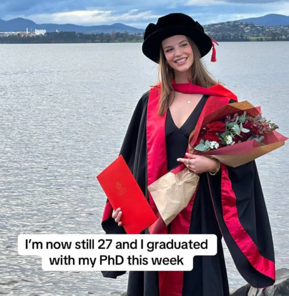 27歳で博士号を取得