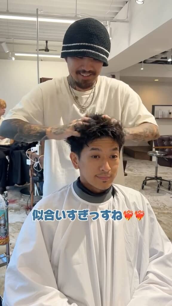 吉田さん「似合いすぎっすね」